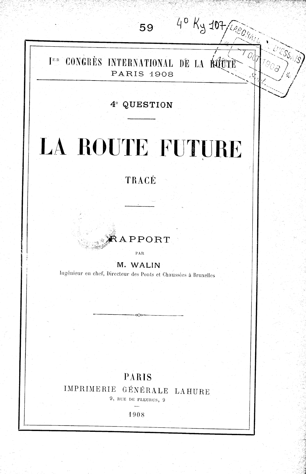 Page de titre du 4KY107.26