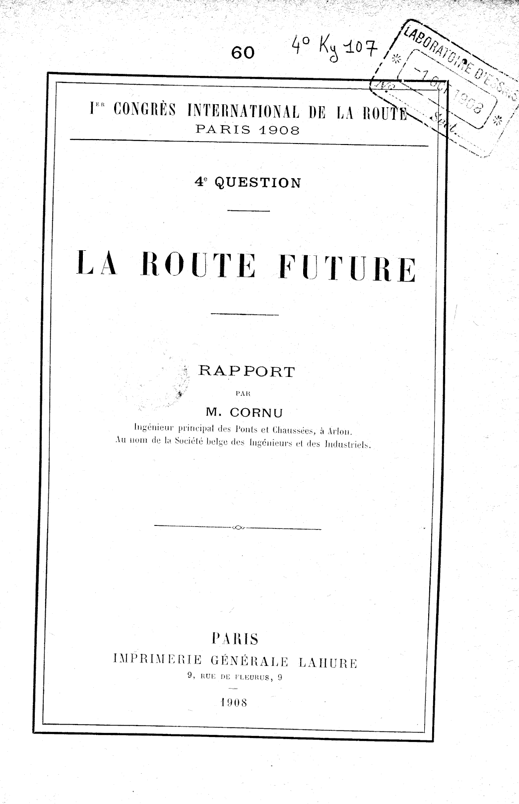 Page de titre du 4KY107.27