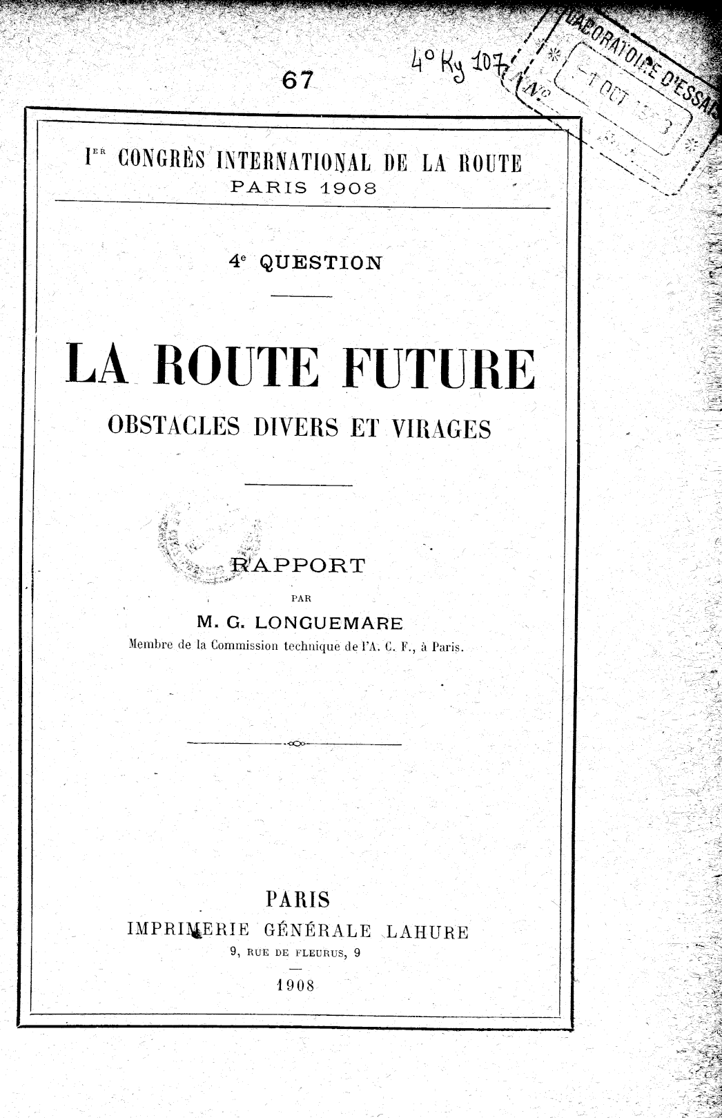 Page de titre du 4KY107.34