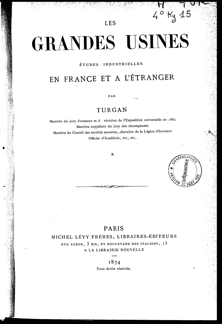 Page de titre du 4KY15.10