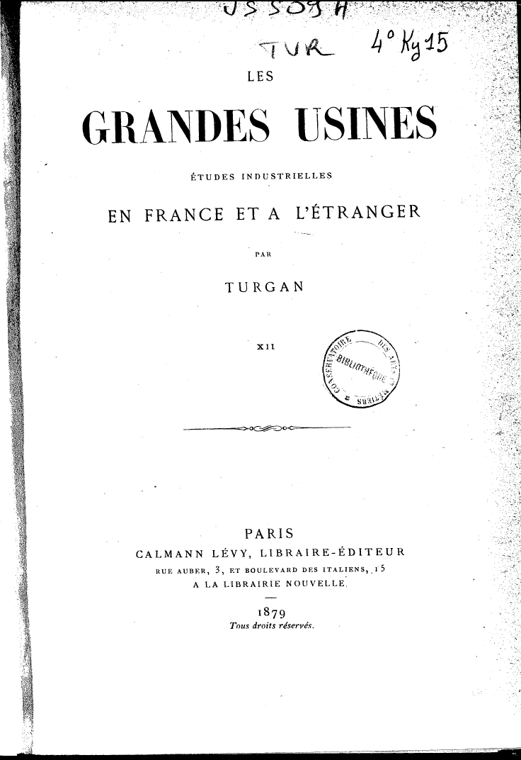 Page de titre du 4KY15.12