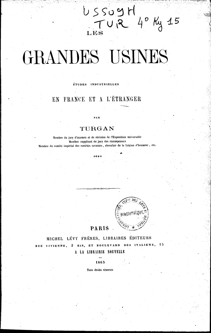 Page de titre du 4KY15.4