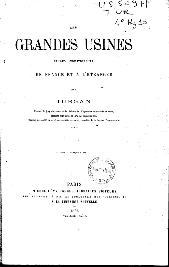 Page de titre du 4KY15.5