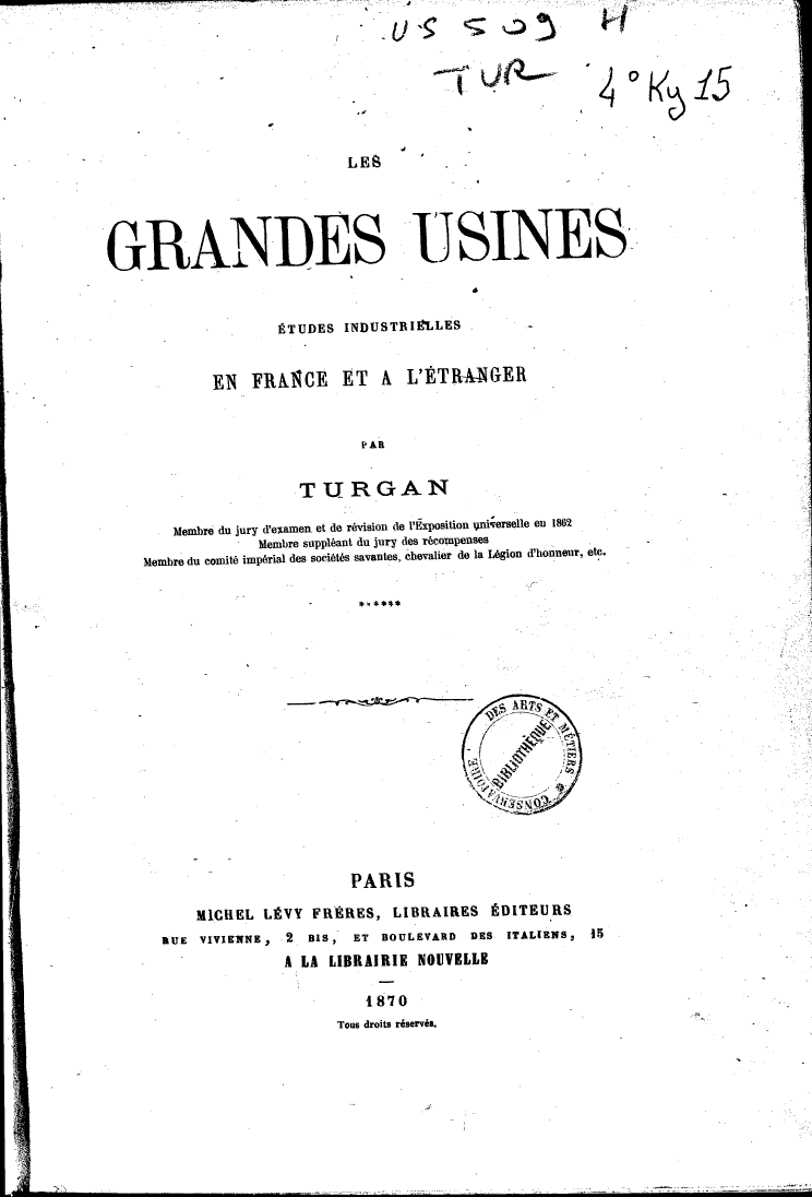 Page de titre du 4KY15.6