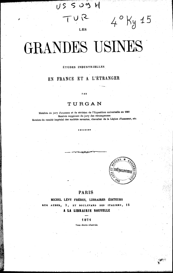 Page de titre du 4KY15.8