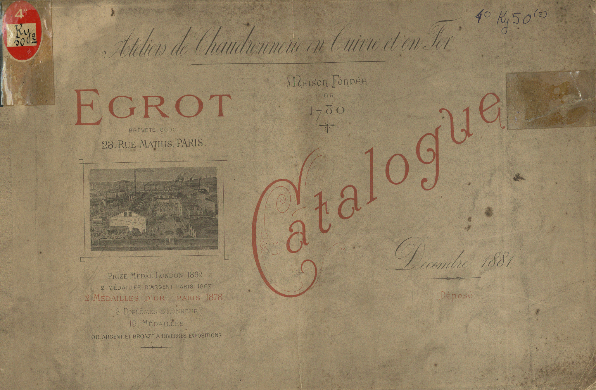 Page de titre du 4KY50BIS