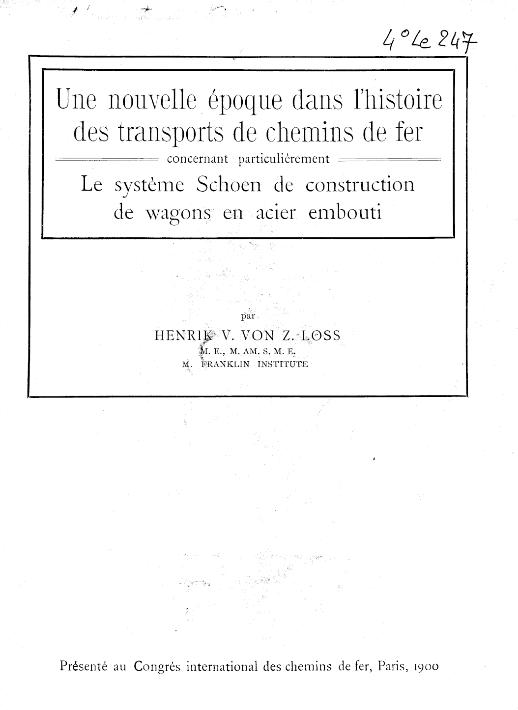 Page de titre du 4LE247BIS.7