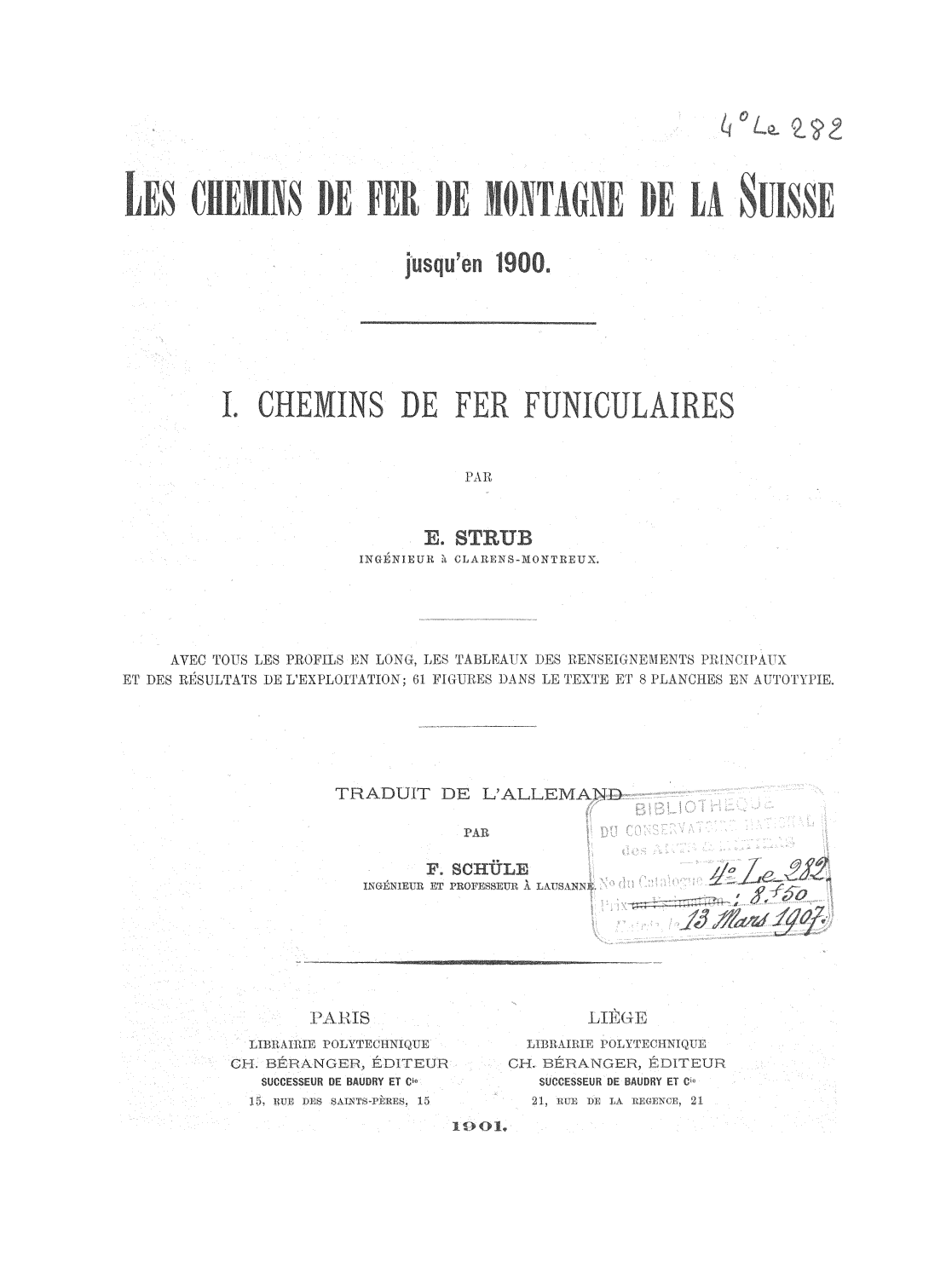 Page de titre du 4LE282