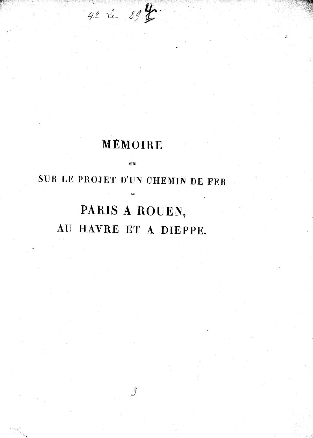 Page de titre du 4LE89.3