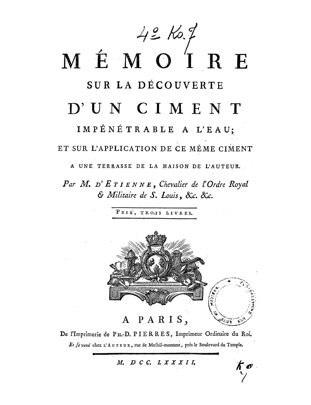 Page de titre du 4RESKO7