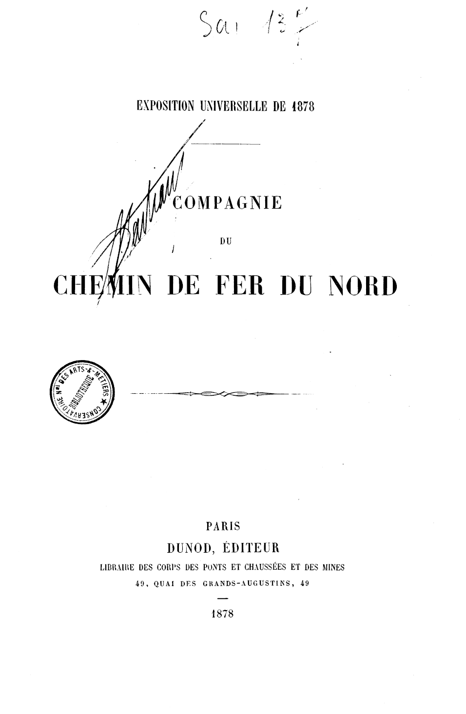 Page de titre du 4SAR137.1