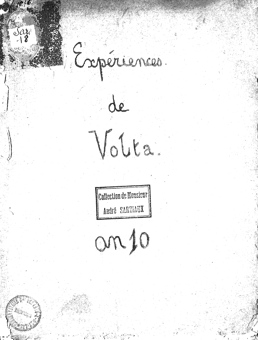 Page de titre du 4SAR18