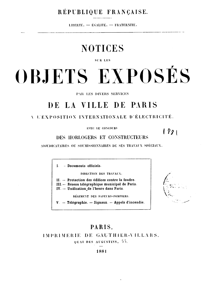 Page de titre du 4XAE27