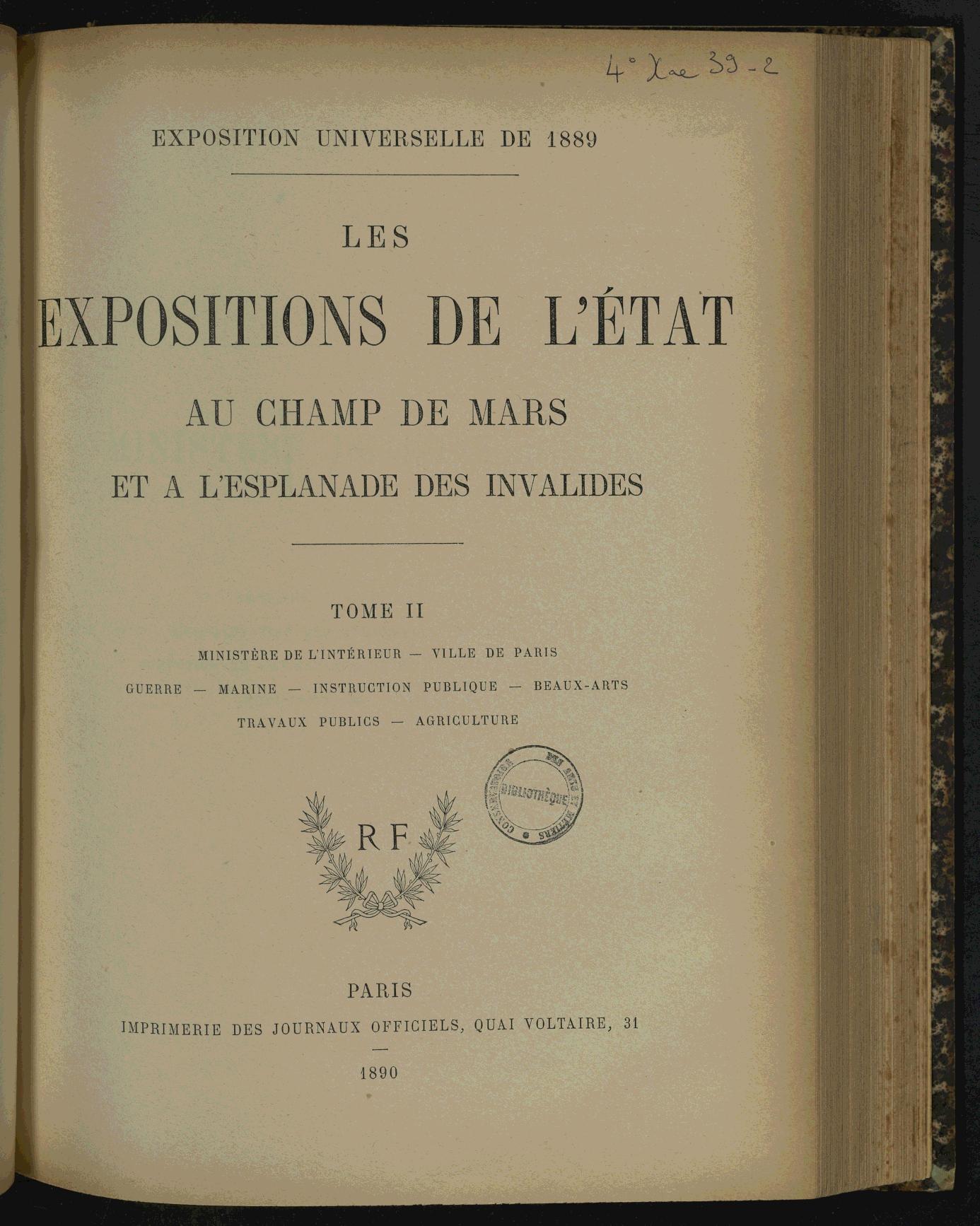 Page de titre du 4XAE39.2