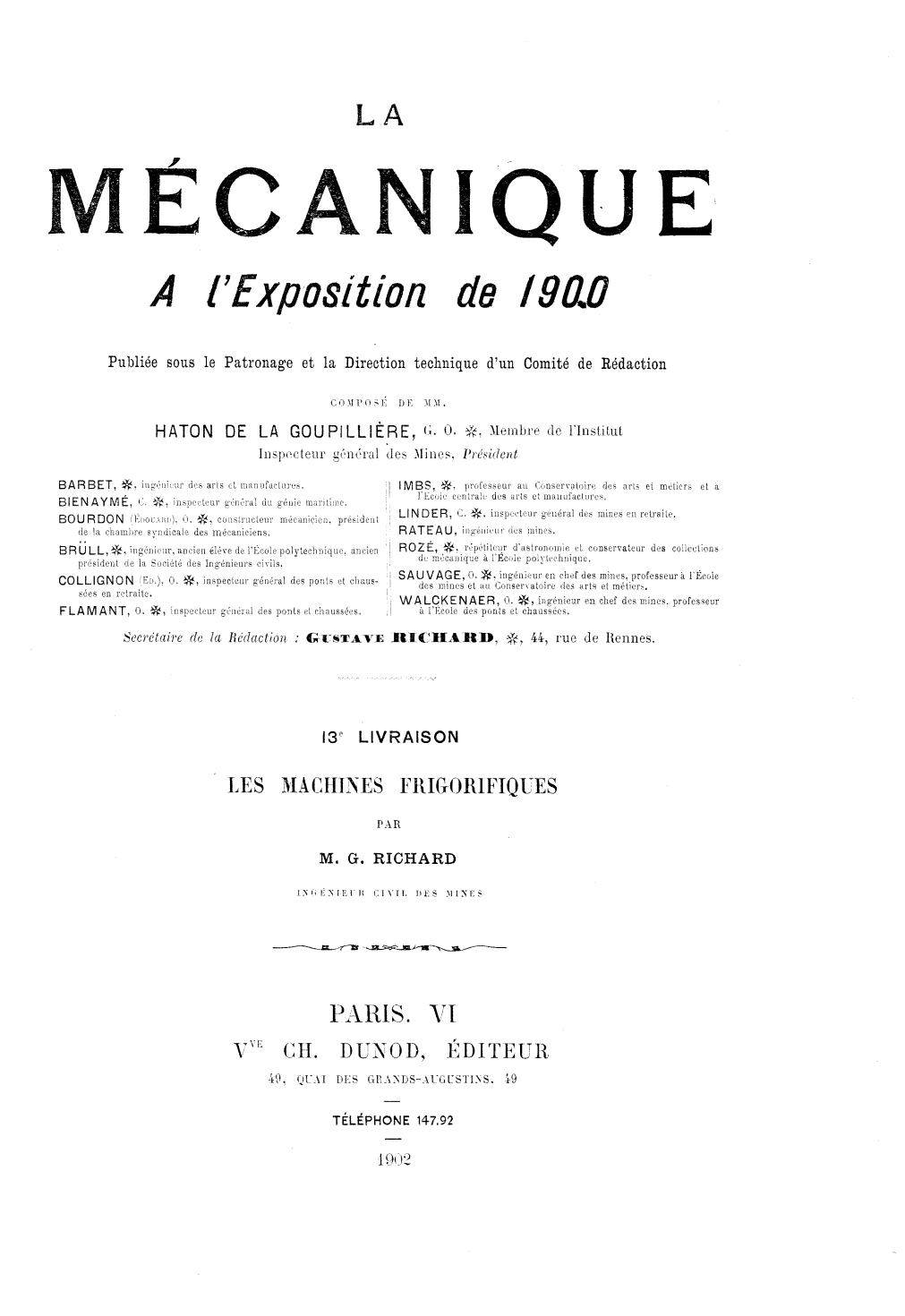 Page de titre du 4XAE67.13