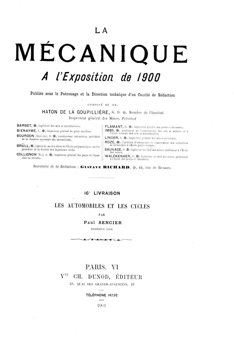 Page de titre du 4XAE67.16