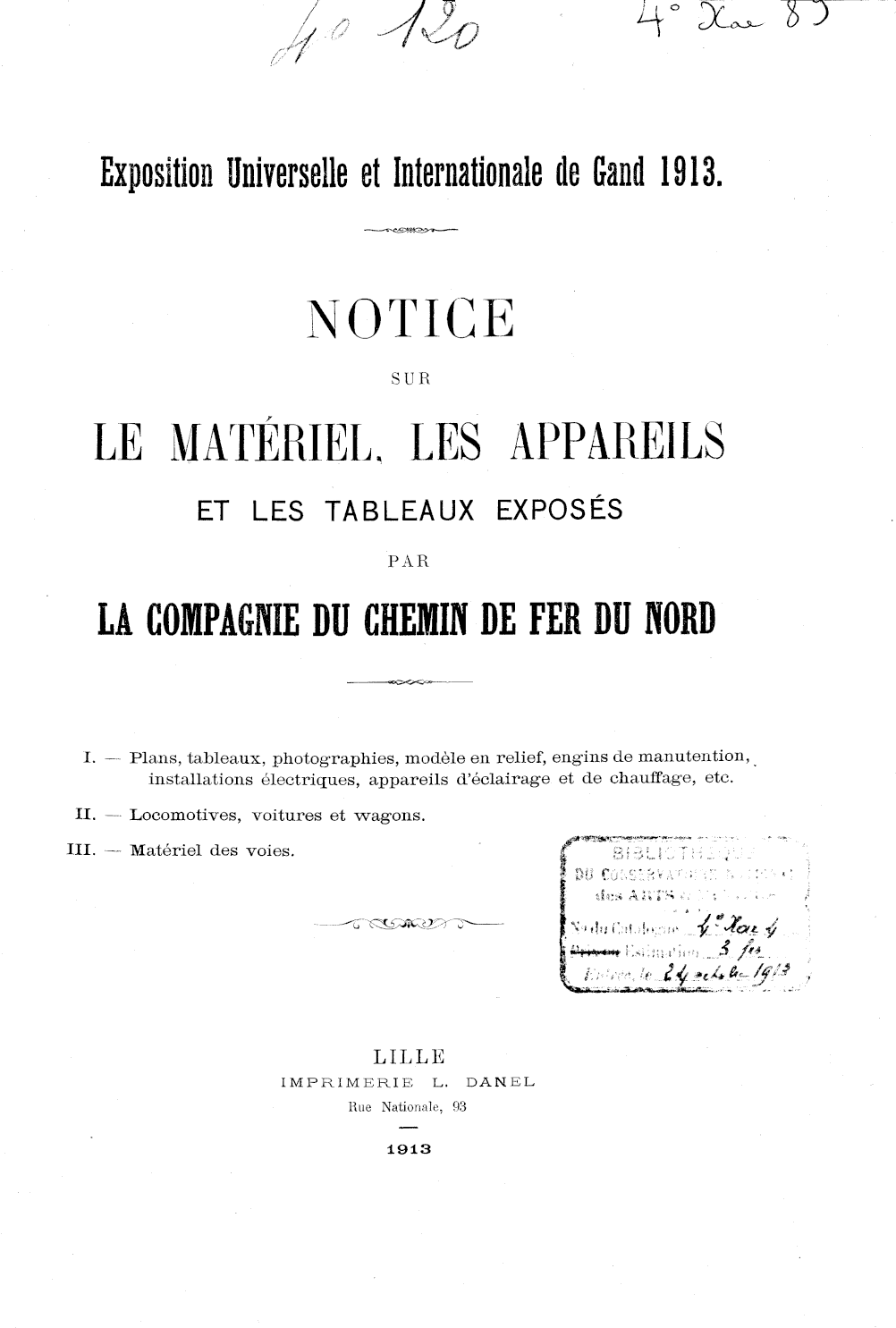 Page de titre du 4XAE89