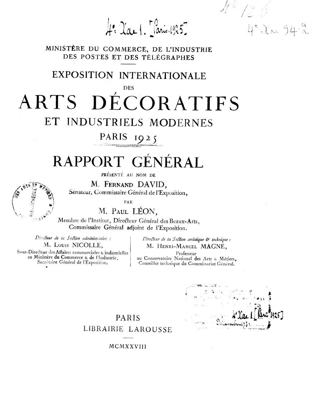 Page de titre du 4XAE94.2