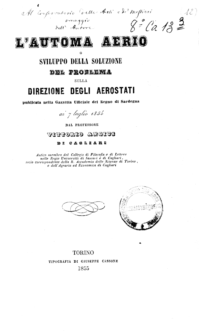 Page de titre du 8CA13.3.12