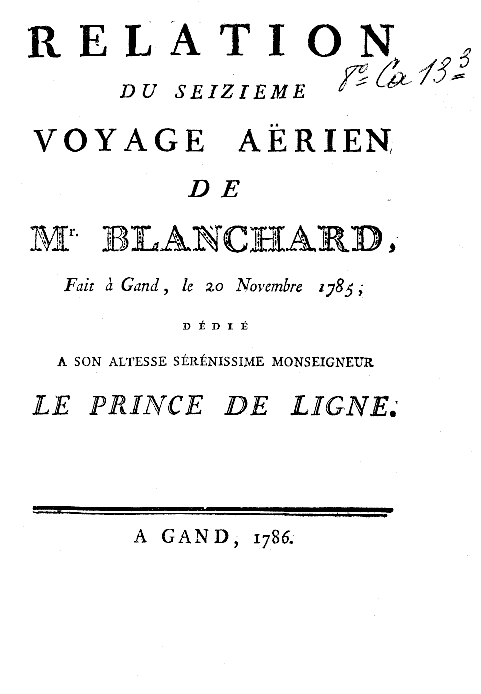 Page de titre du 8CA13.3.8