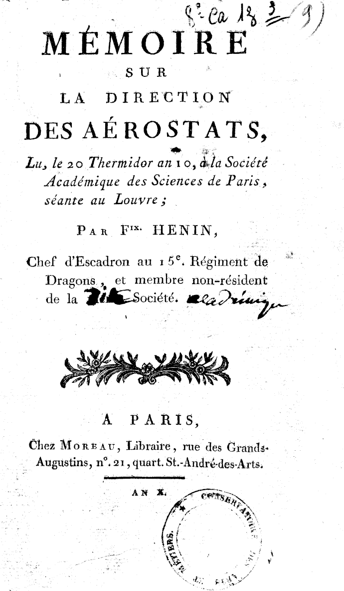 Page de titre du 8CA13.3.9