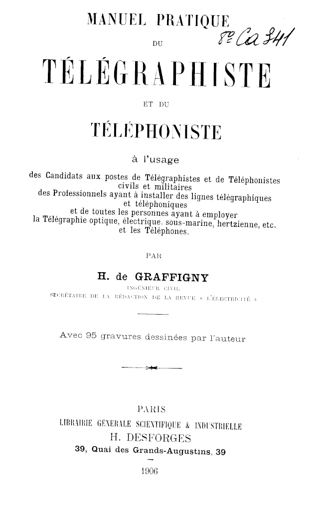 Page de titre du 8CA341