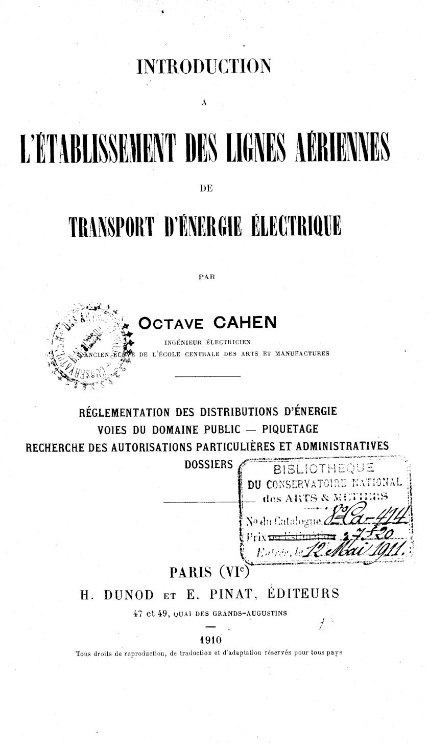 Page de titre du 8CA414