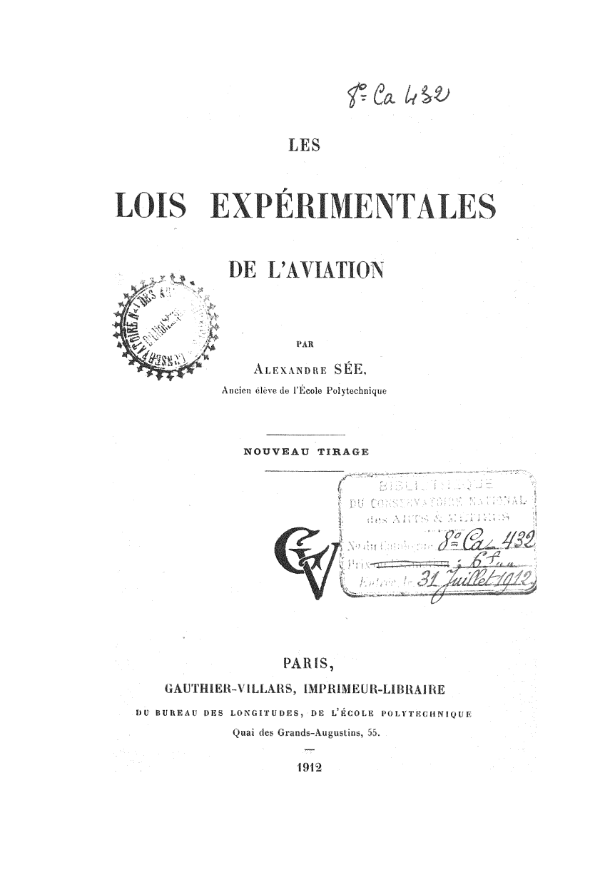 Page de titre du 8CA432