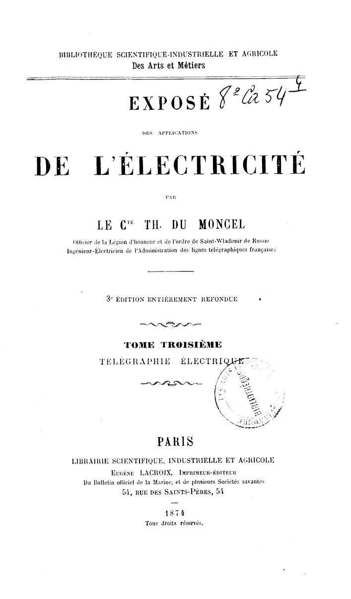 Page de titre du 8CA54.4.3