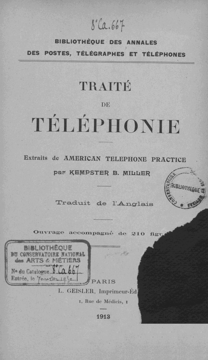 Page de titre du 8CA667