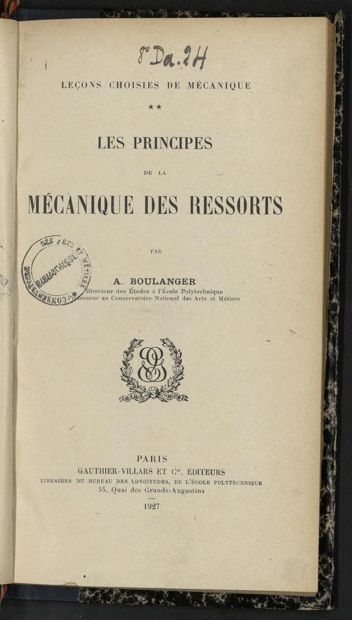 Page de titre du 8DA24