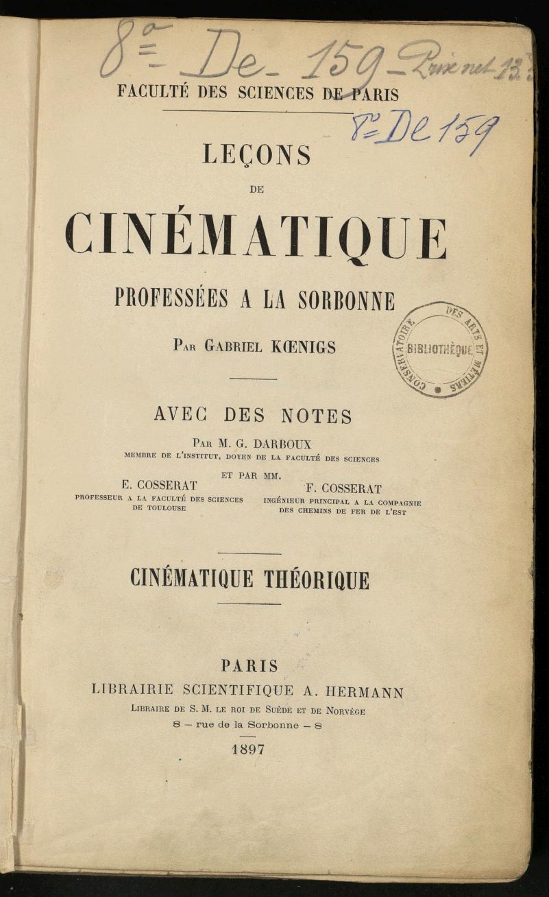 Page de titre du 8DE159