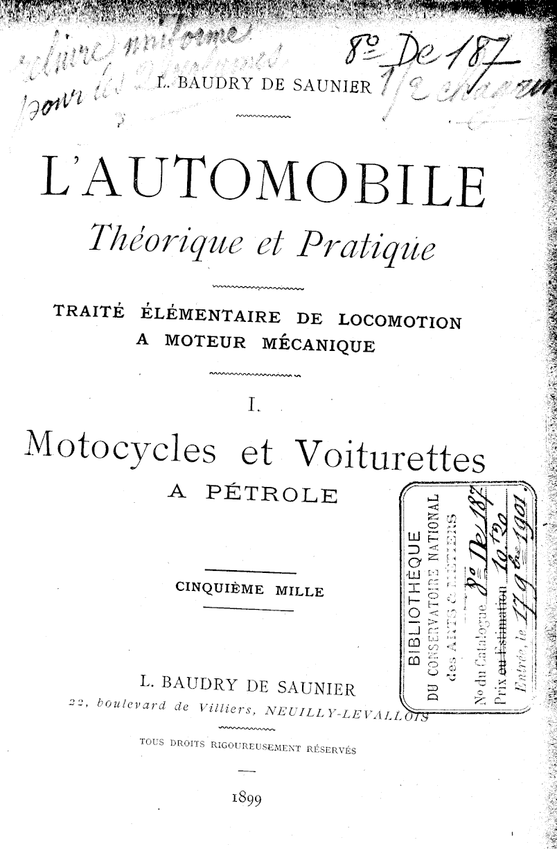 Page de titre du 8DE187.1