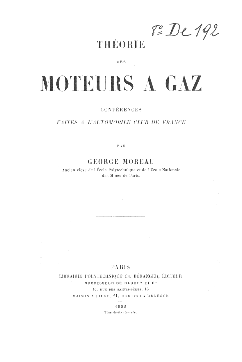 Page de titre du 8DE192