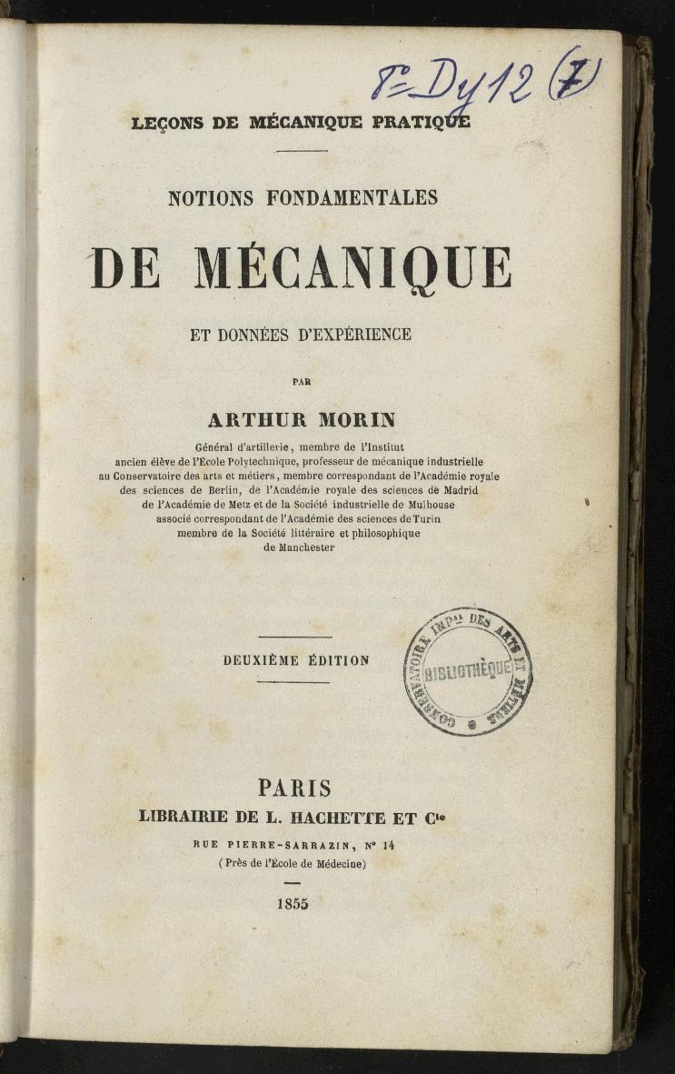 Page de titre du 8DY12.7