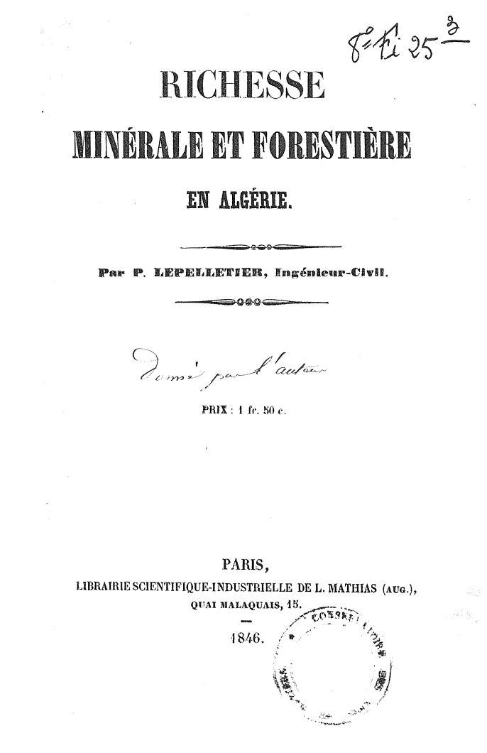 Page de titre du 8FI25.3