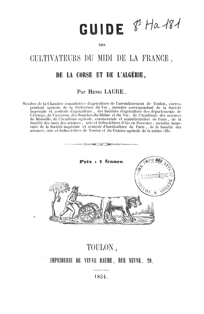 Page de titre du 8HA181