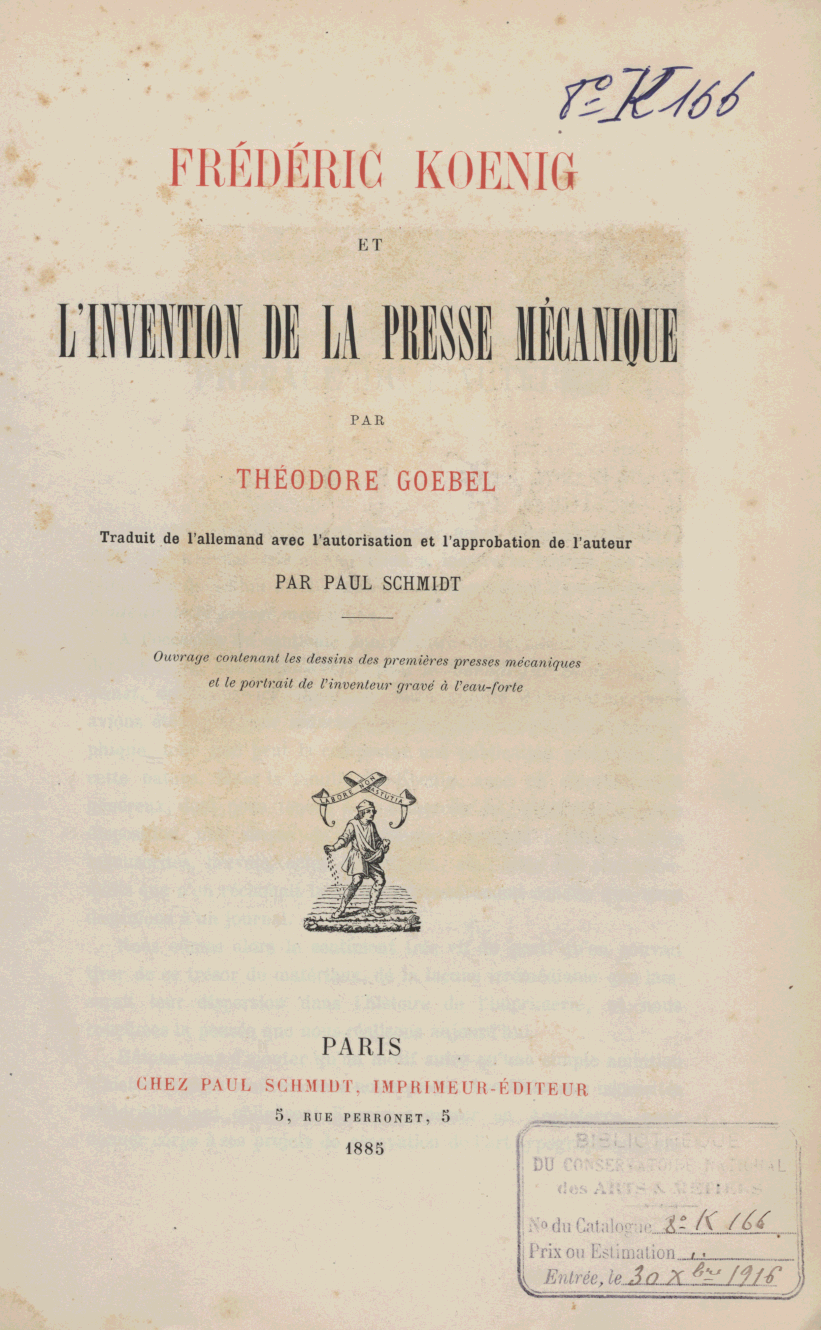 Page de titre du 8K166