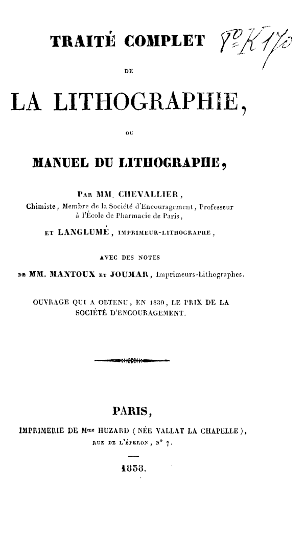 Page de titre du 8K170