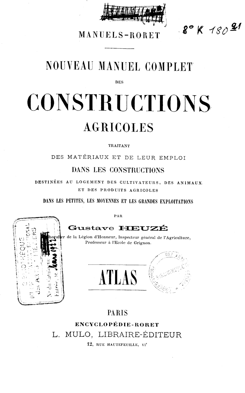 Page de titre du 8K180.21