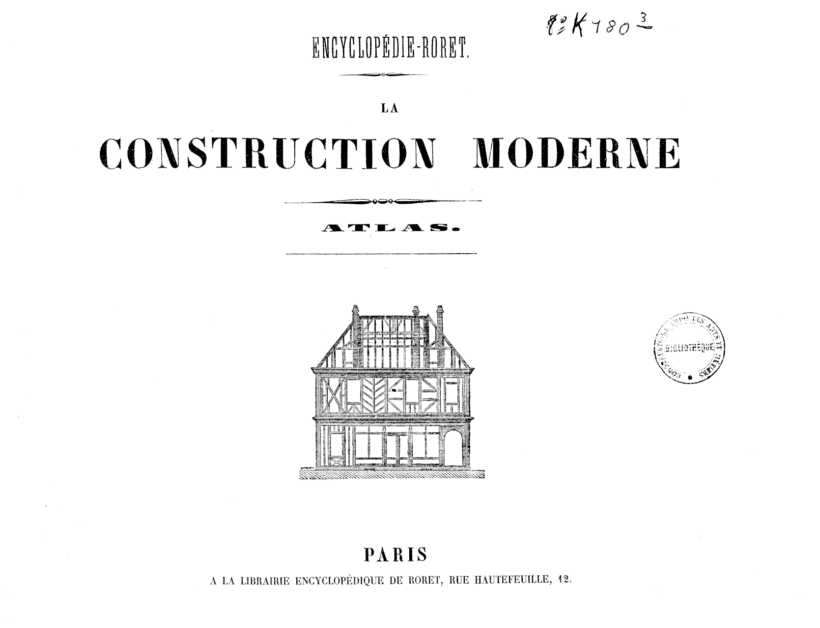 Page de titre du 8K180.3