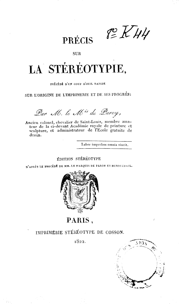 Page de titre du 8K44