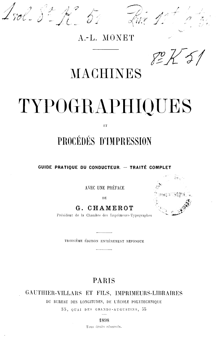 Page de titre du 8K51