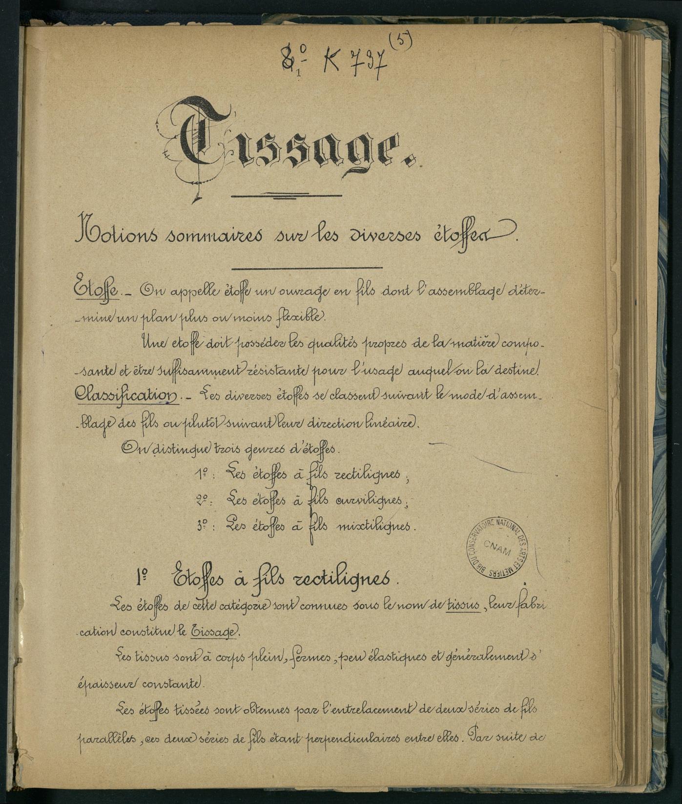 Page de titre du 8K737.5