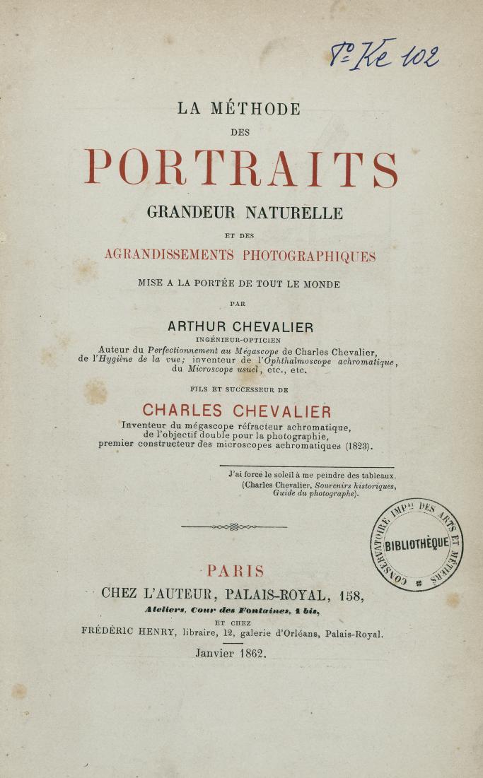 Page de titre du 8KE102