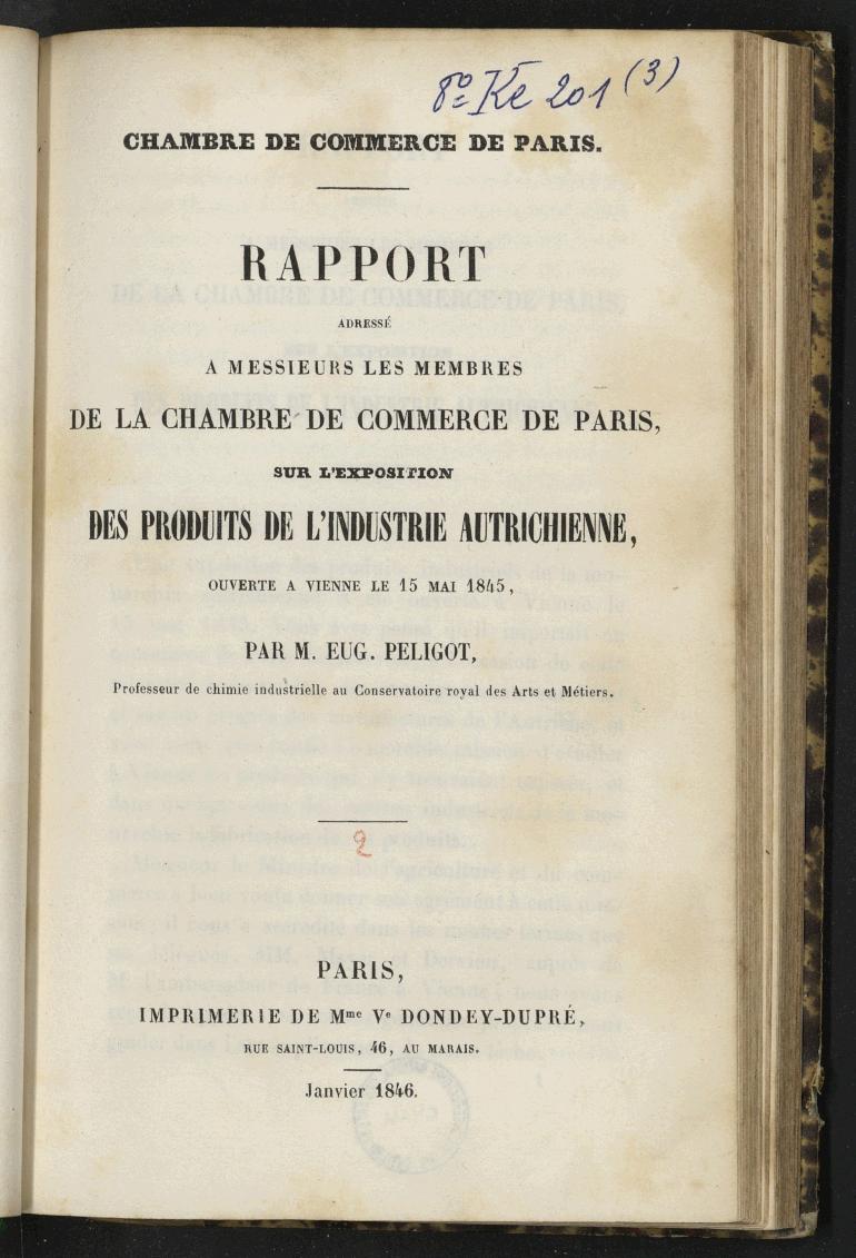 Page de titre du 8KE201.3