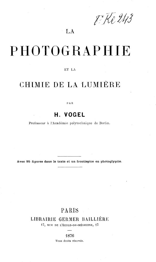 Page de titre du 8KE243