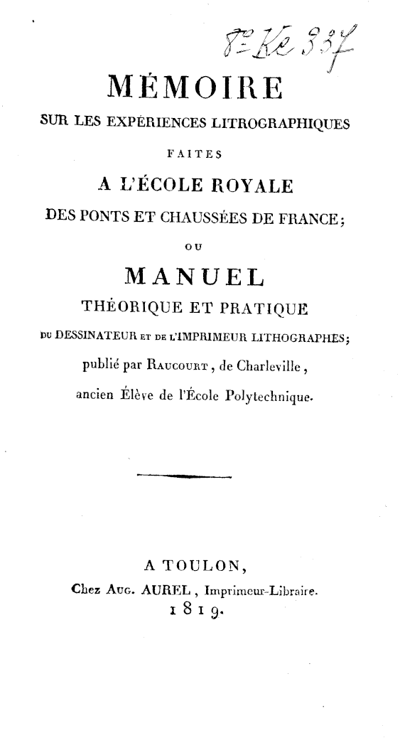 Page de titre du 8KE337