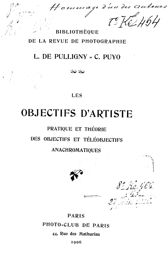 Page de titre du 8KE464