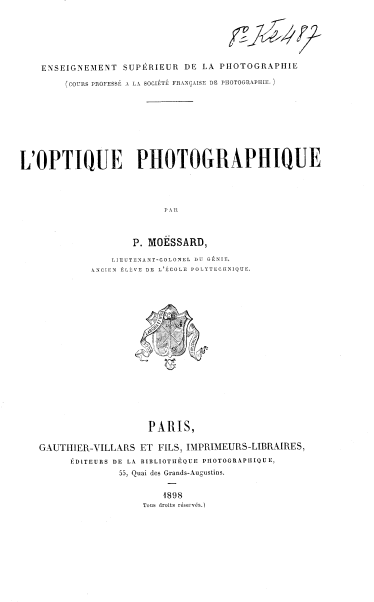 Page de titre du 8KE487